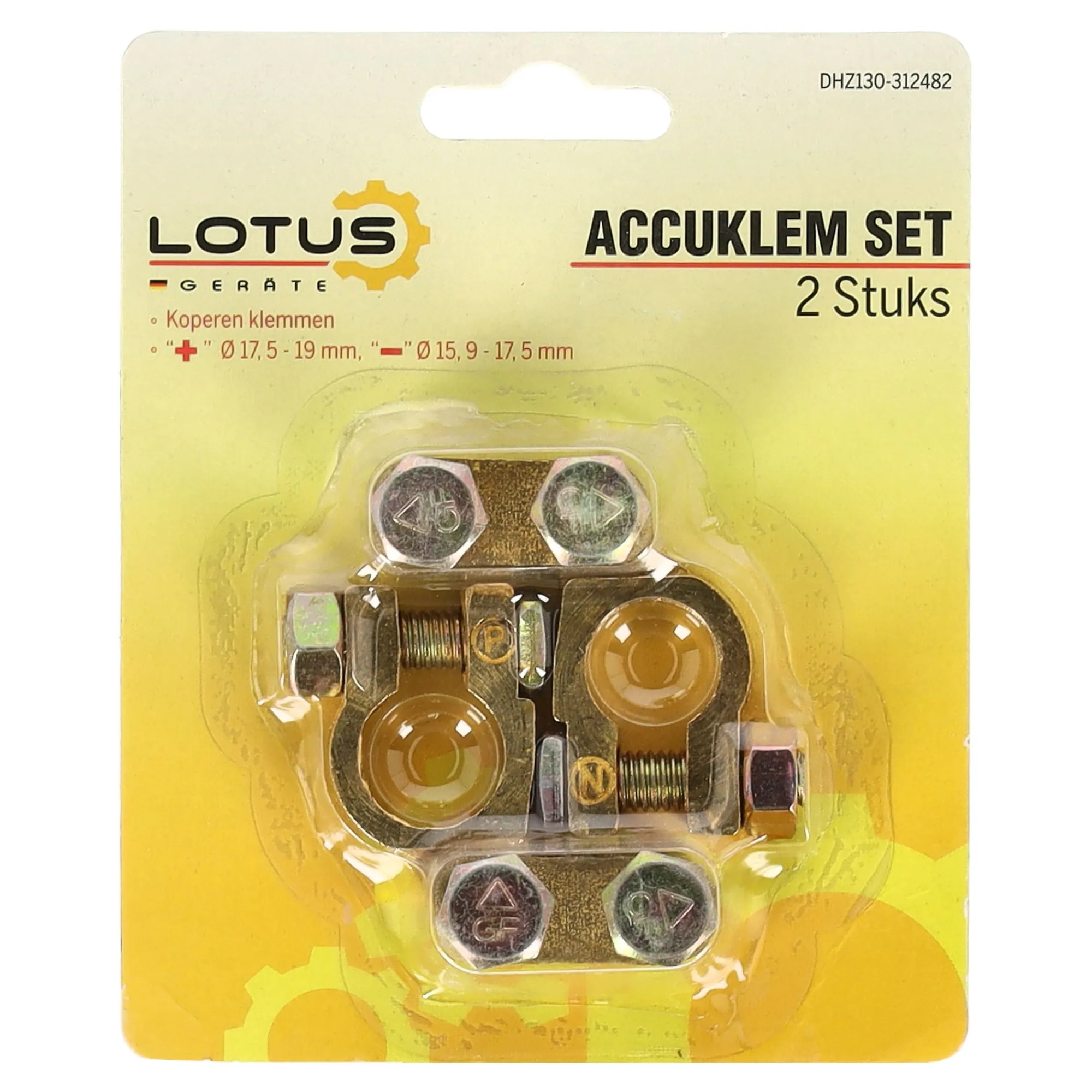 Lotus Handgereedschap<Accuklem set 2st