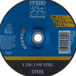 Pferd Toebehoren Elektrisch Gereedschap<Afbraamschijf E230-7 PSF staal