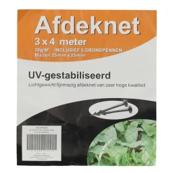 Bel Garden Vijver<Afdeknet tuin SP zwart 3x4m