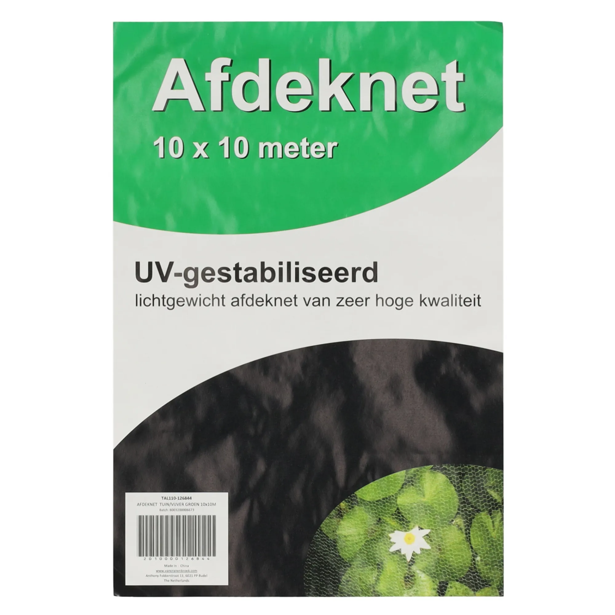 Bel Garden Vijver<Afdeknet tuin/vijver groen 10x10m