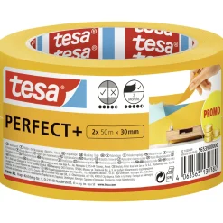 Tesa Verfspullen<Afplakband perfect+ 30 mm x 50 m 2st.