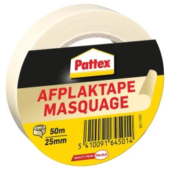 Pattex Verfspullen<Afplaktape 50Mx25mm
