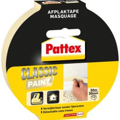 Pattex Verfspullen<Afplaktape verf 50Mx30mm