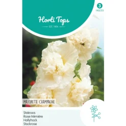 Horti Tops Moestuin<Alcea Majorette champagne (Stokroos) zaad
