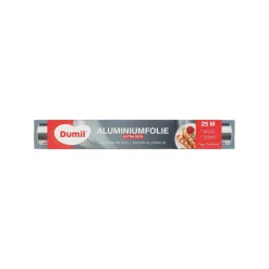 Dumil Koken & Tafelen<Aluminiumfolie extra dik 25M