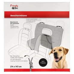 Friendly Pet Reizen Hond<Autodeken Coda zwart 214x147cm