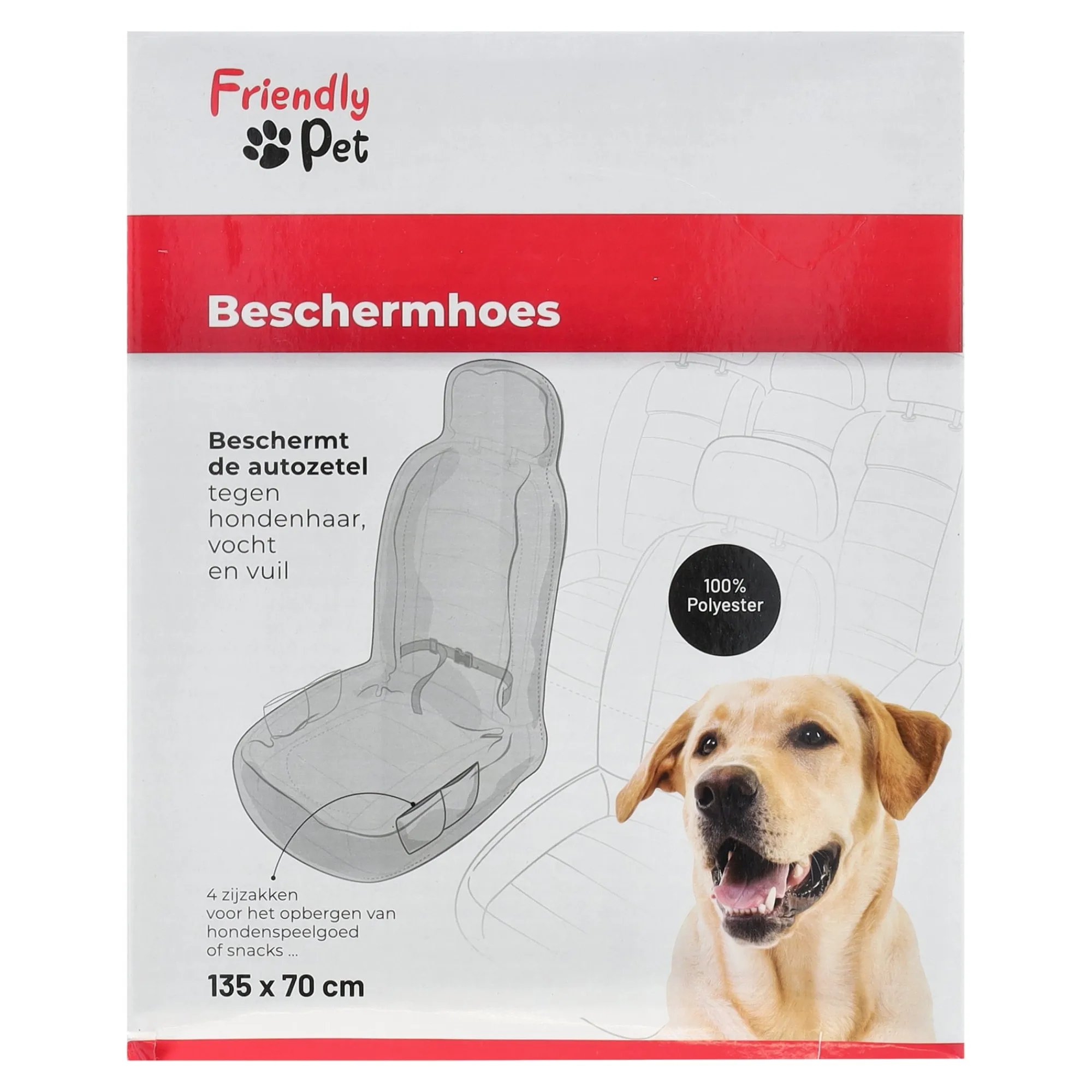 Friendly Pet Reizen Hond<Autodeken Oslo zwart 135 x 70 cm