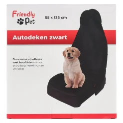 Friendly Pet Reizen Hond<Autodeken zwart 135 x 55 cm