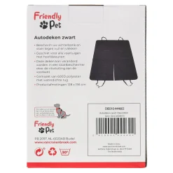 Friendly Pet Reizen Hond<Autodeken zwart 156 x 128 cm