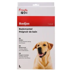 Friendly Pet Hondenverzorging<Badmantel hond blauw L 60cm