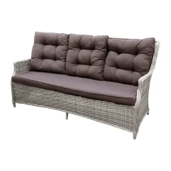 Bois le Duc Loungesets<Bank 3-zit Aprano White Grey