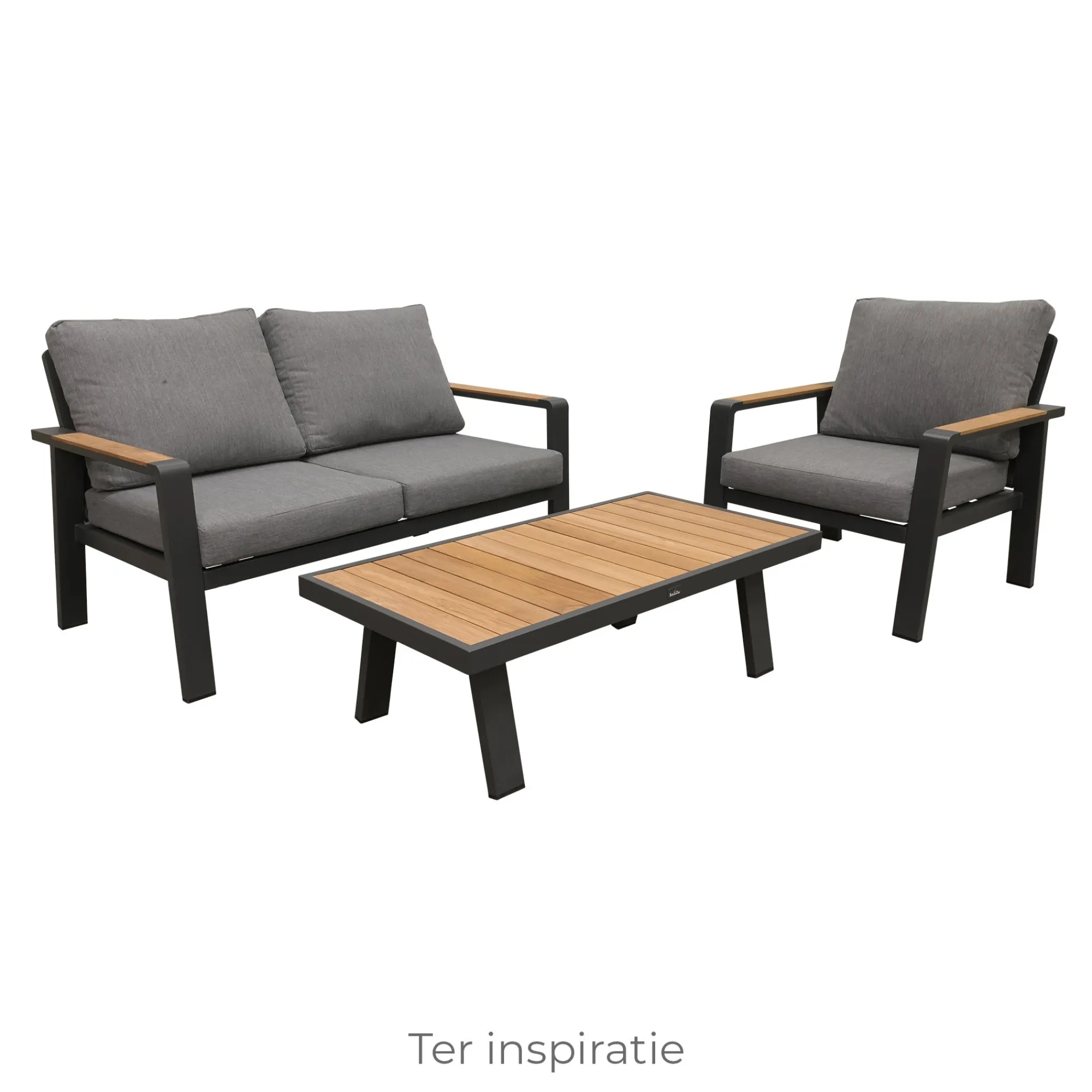 Bois le Duc Loungesets<Bank 2-zit Foxton Antraciet