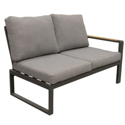 Bois le Duc Loungesets<Bank 2-zit links Salvo Antraciet