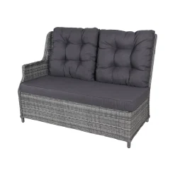 Bois le Duc Loungesets<Bank 2-zit rechts Sicura Willow Grey