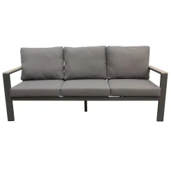 Bois le Duc Loungesets<Bank 3-Zit Stapleford antraciet met kussens