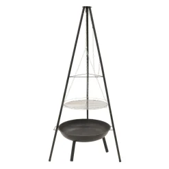 Houtskoolbarbecues<Barbecue hangend + driepoot 152 cm