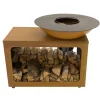 Houtskoolbarbecues|Vuur- & Terrasverwarming<Barbecue met vuurschaal D80 Creston