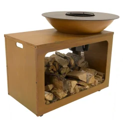 Houtskoolbarbecues|Vuur- & Terrasverwarming<Barbecue met vuurschaal D80 Creston
