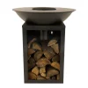 Houtskoolbarbecues|Vuur- & Terrasverwarming<Barbecue met vuurschaal D80 Hudson
