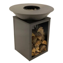 Houtskoolbarbecues|Vuur- & Terrasverwarming<Barbecue met vuurschaal D80 Hudson