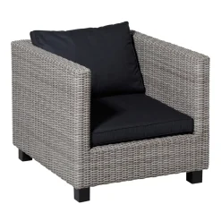 Madison Tuinkussens<Basic black A052 lounge soft 73x40 rug