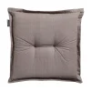 Madison Tuinkussens<Basic taupe hocker 50x50