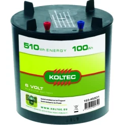 Koltec Afrastering<Batterij 6V - 100AH
