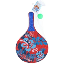 Eddy Toys Sport En Spel<Beachball set hout 3-delig assorti