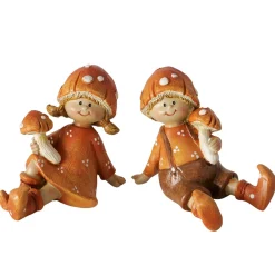 Boltze home Woondecoratie<Beeld herfst Tamy zit 6cm