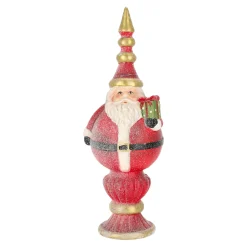O'malley Kerstdecoratie<Beeld kerstman rood 61cm