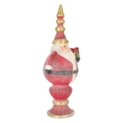 O'malley Kerstdecoratie<Beeld kerstman rood 61cm
