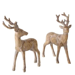 Boltze home Kerstdecoratie<Beeld rendier Pado 16cm