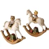 Boltze home Kerstdecoratie<Beeld schommelpaard Henry 22cm