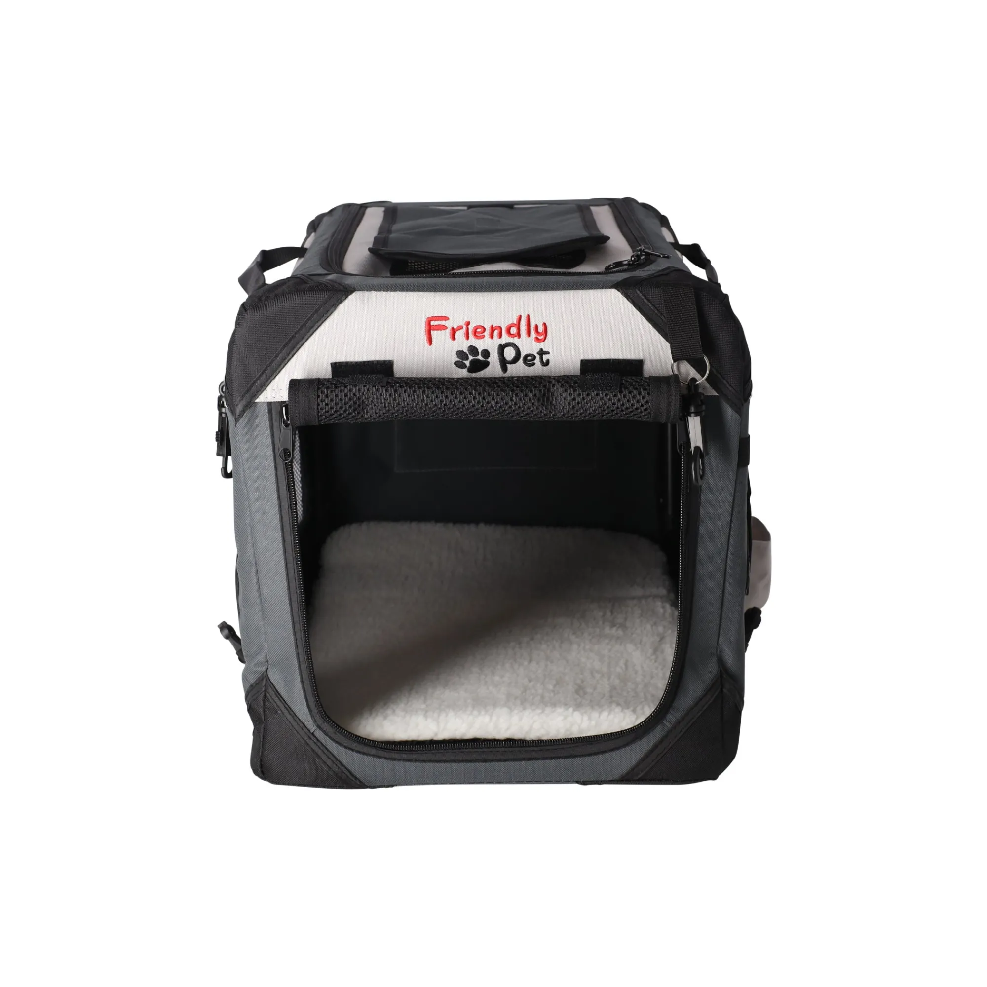 Friendly Pet Hondenbench<Bench smart luxe grijs 49x34x35cm