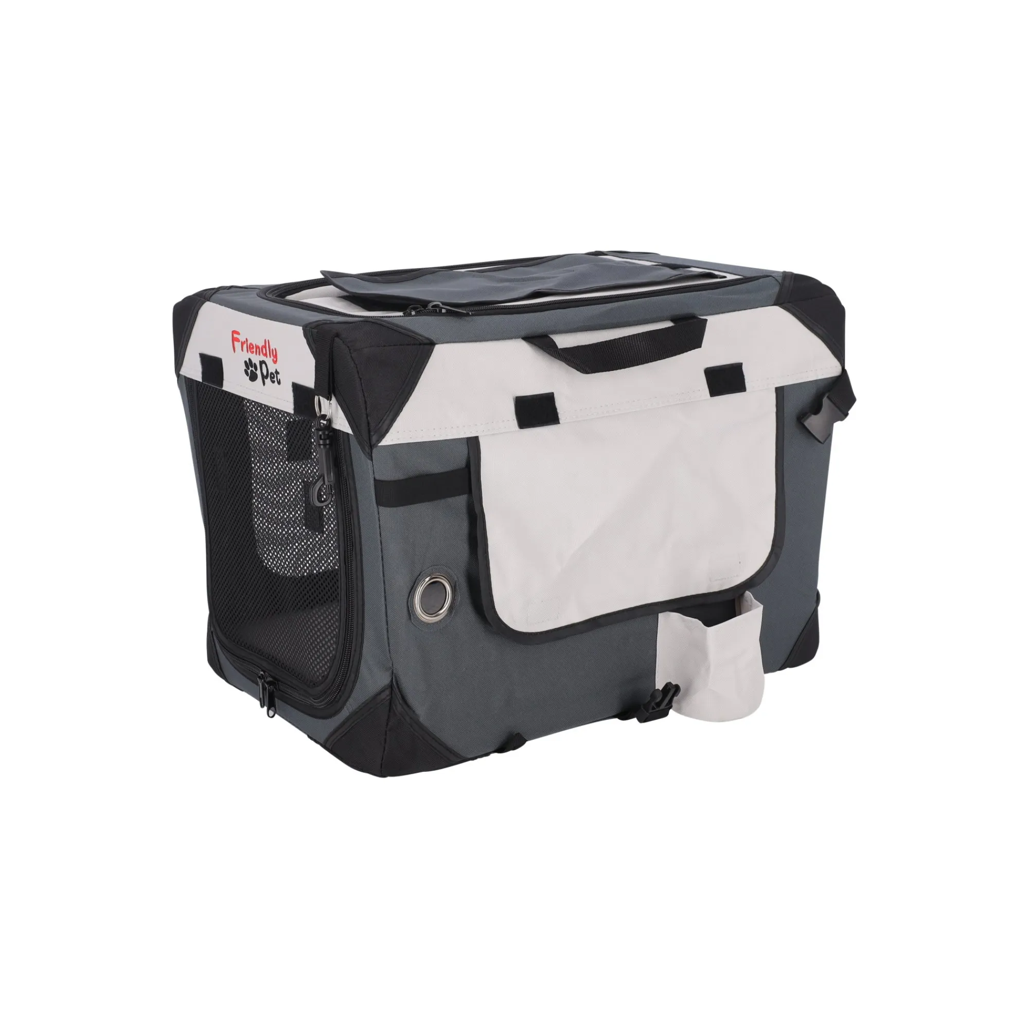 Friendly Pet Hondenbench<Bench smart luxe grijs 49x34x35cm