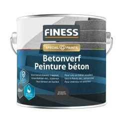 Finess Muurverf<Betonverf acryl antraciet 1454 2.5L
