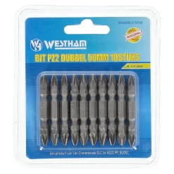 Westham Toebehoren Elektrisch Gereedschap<Bit Pz2 dubbel 50 mm 10st