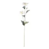 Decoris Kunstplanten En Kunstbloemen<Bloem op steel wit 68 cm