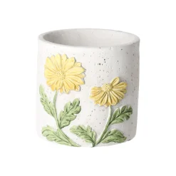 Natural Collections Vazen En Potten<Bloempot cement 10 cm 3 assorti