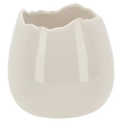 Van Cranenbroek Pasen|Vazen En Potten<Bloempot ei wit 12x12cm