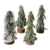 Boltze home Kerstdecoratie<Boom deco groen 16cm