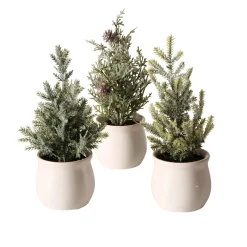 Boltze home Kerstdecoratie<Boom deco met pot 23cm