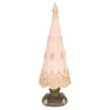 Kerstdecoratie<Boom roze 31 cm