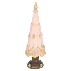 Kerstdecoratie<Boom roze 31 cm