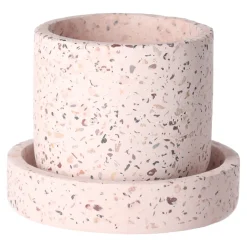 Natural Collections Woondecoratie<Bord cement roze 13 x 3 cm