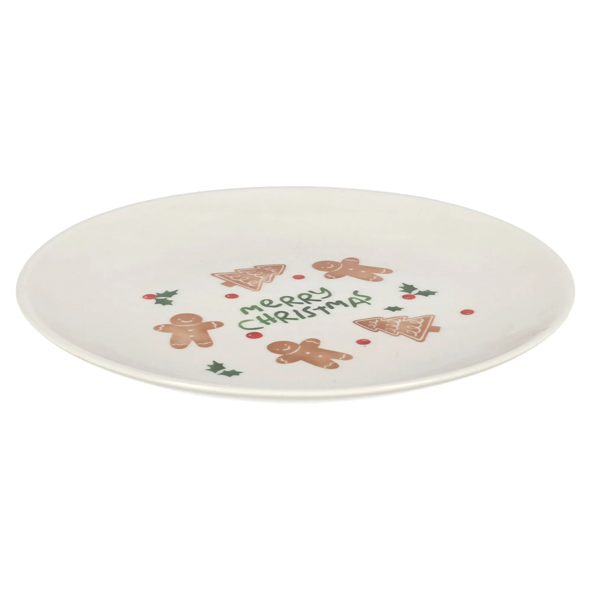 O'malley Kerstdecoratie<Bord Ginger Christmas 19cm