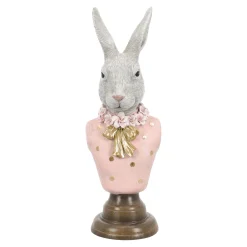 O'malley Pasen<Buste konijn roze 39cm