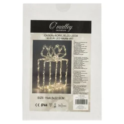 O'malley Kerstverlichting<Cadeau 80 LED warm wit