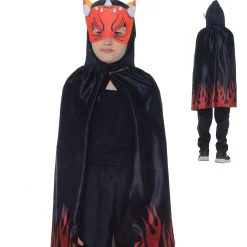Van Cranenbroek Kinderkostuums<Cape met masker Halloween kids