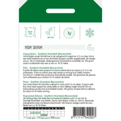Horti Tops Moestuin<Capucijners Ezetha Krombek blauwschok 100g